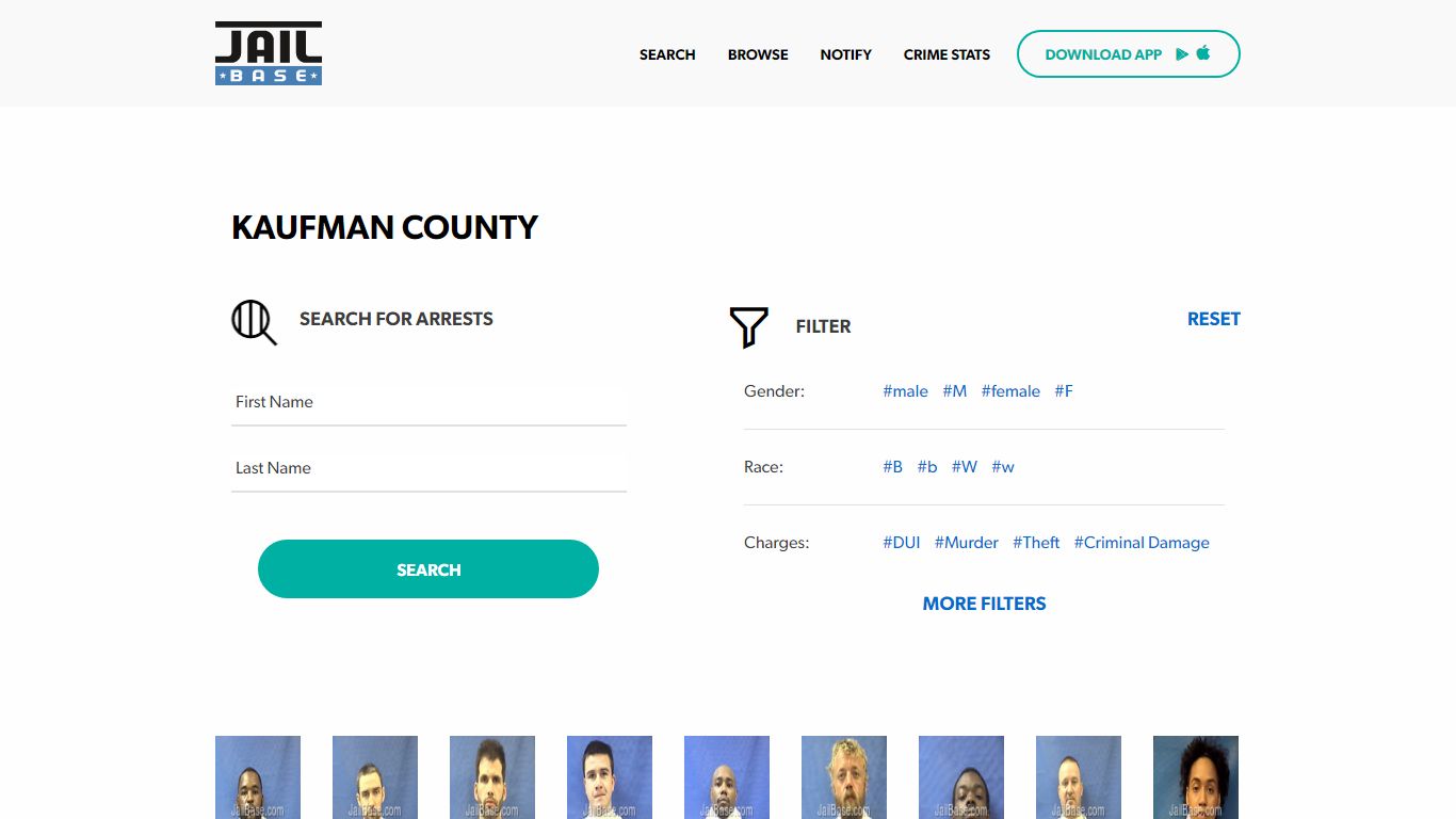 Kaufman County Jail Inmate Search and Mugshots | JailBase